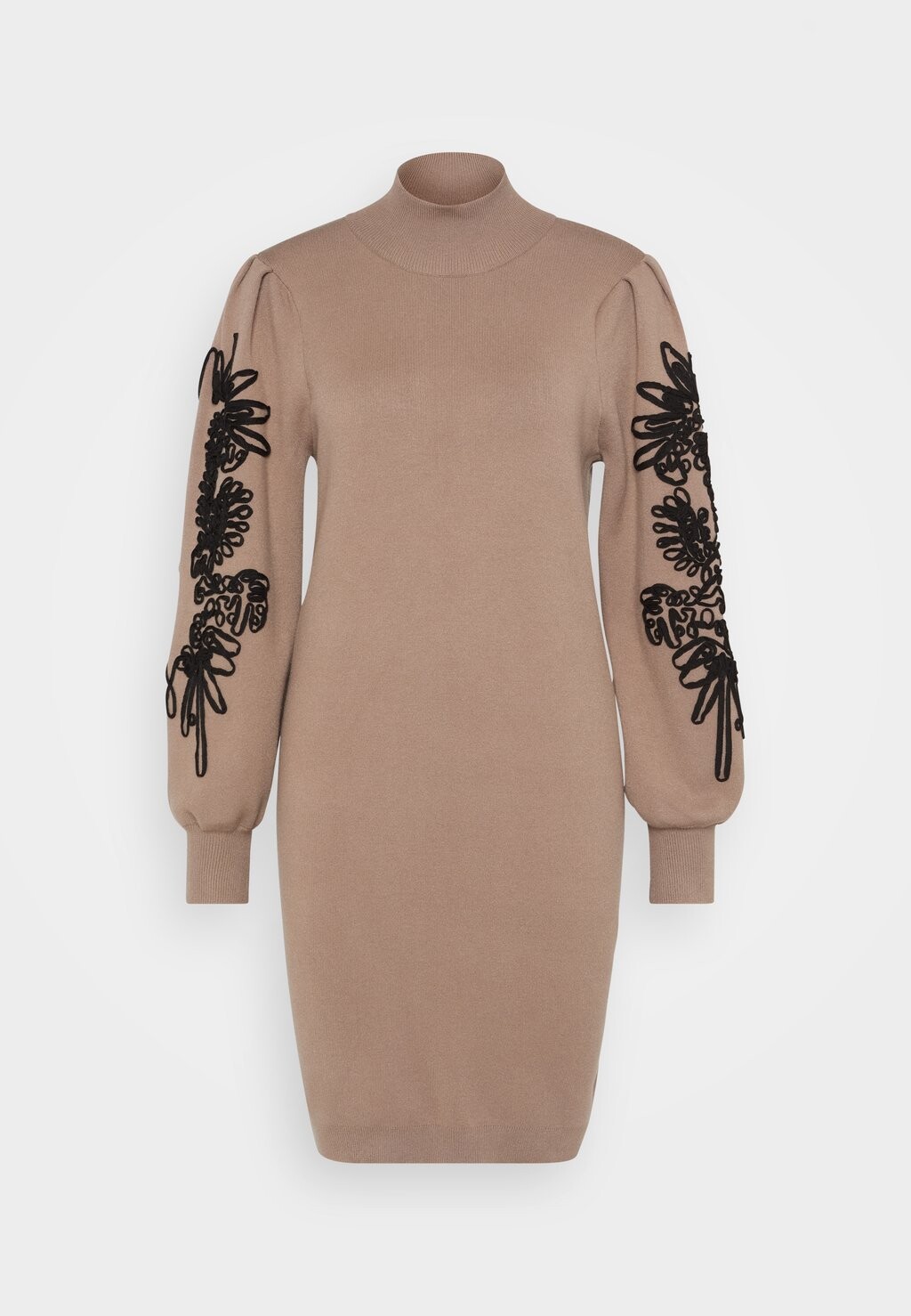 

Платье-джемпер JOANA L/S REP Object, бежевый