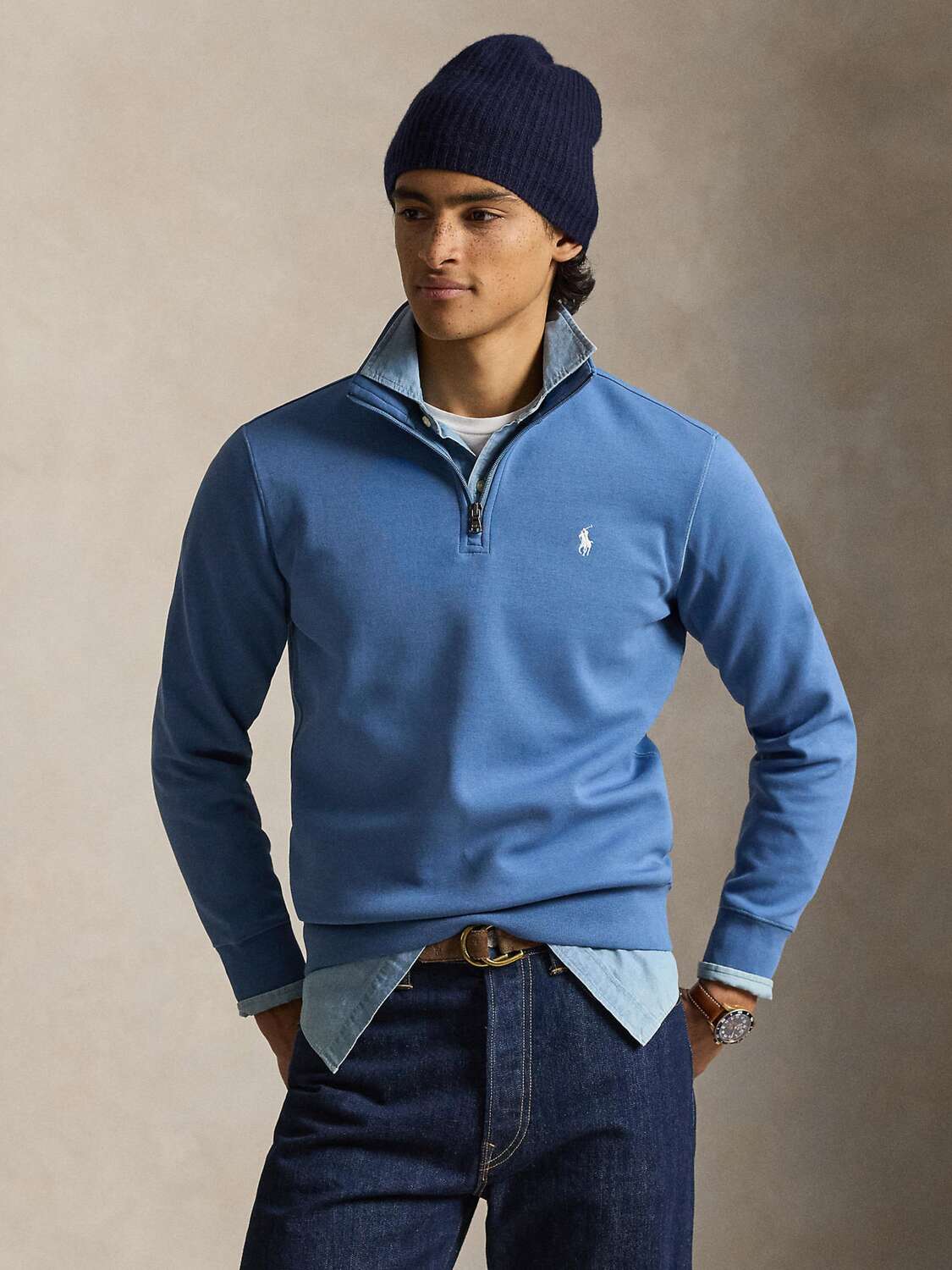 Polo Ralph Lauren Свитшот в цвете сапфир — фото 2