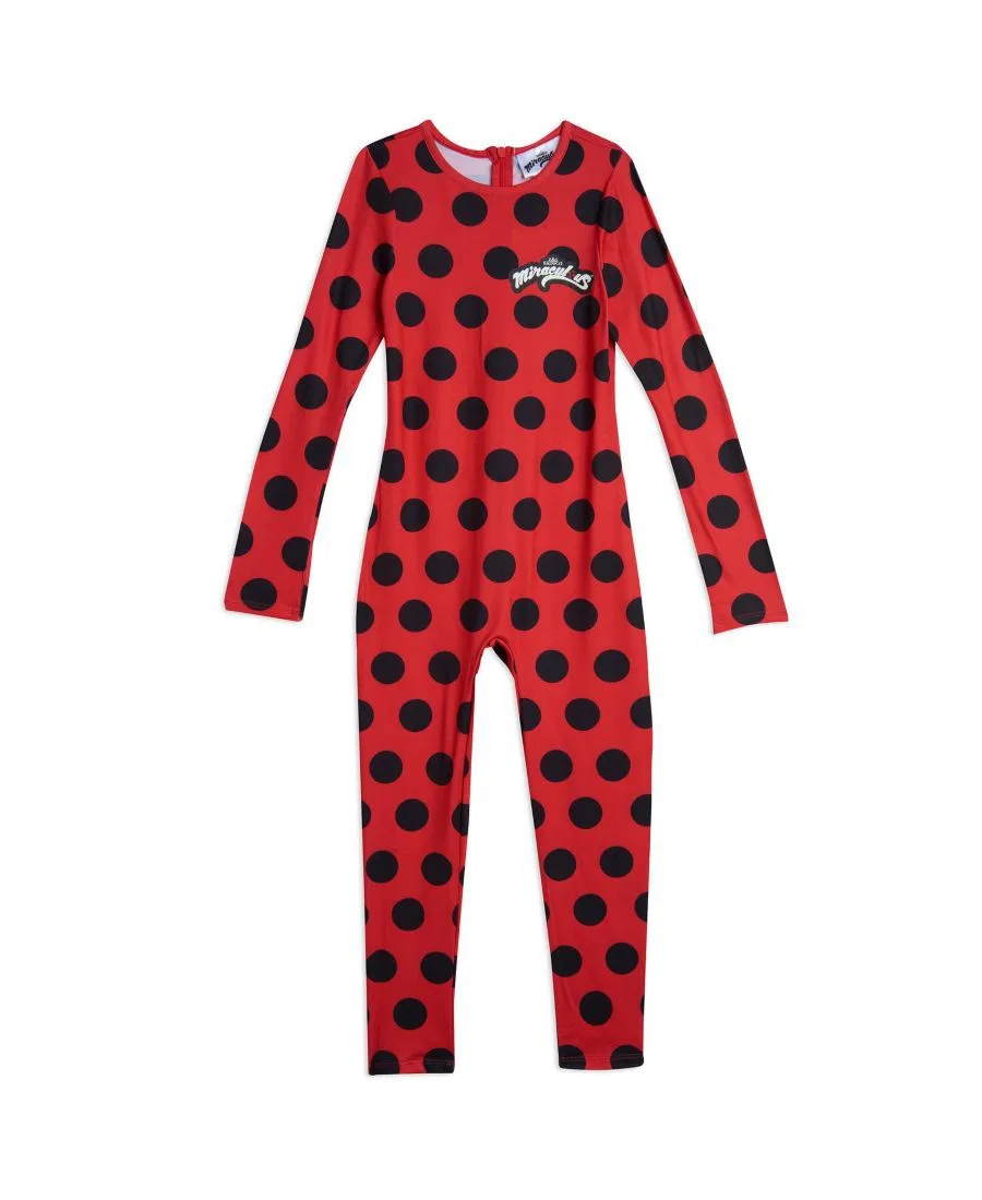 Костюм для косплея Ледибаг: комбинезон, перчатки и маска (3 предмета) Miraculous, красный — фото 3