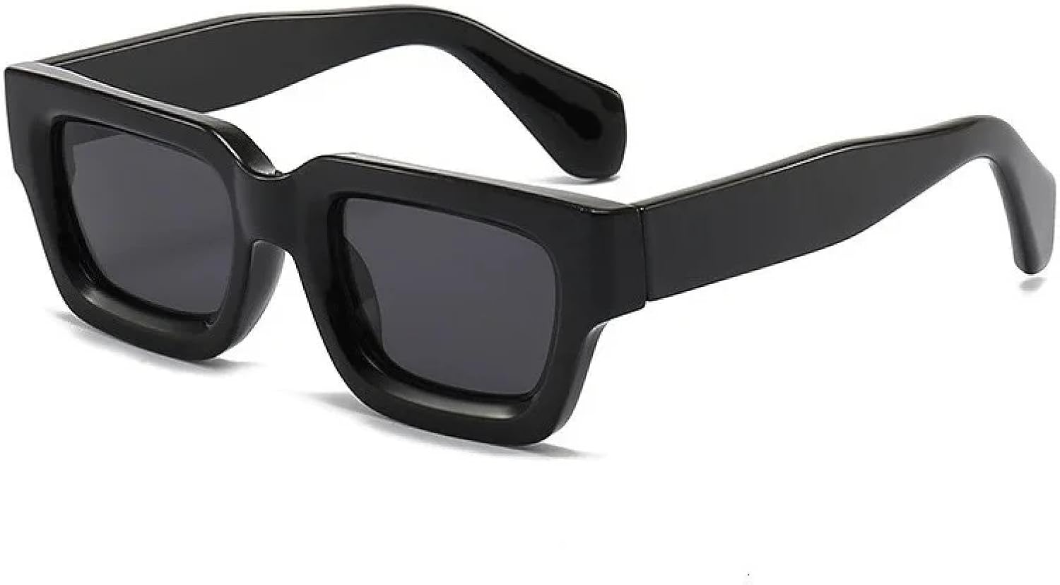 

Солнцезащитные очки с защитой UV400 | Маленькая оправа, панк-стиль, яркие линзы | Для женщин и мужчин, для занятий спортом на открытом воздухе и вождения DSVIGF, Black