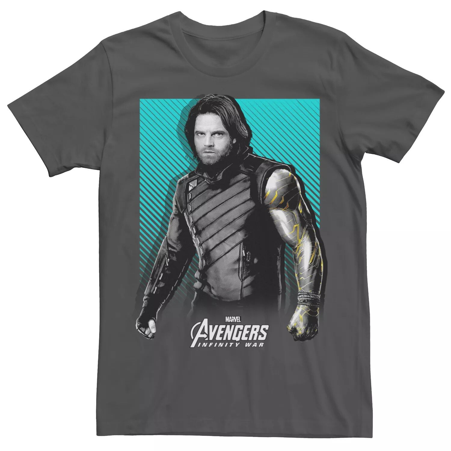 

Мужская зимняя футболка Bucky Barnes «Мстители: Война бесконечности» Licensed Character