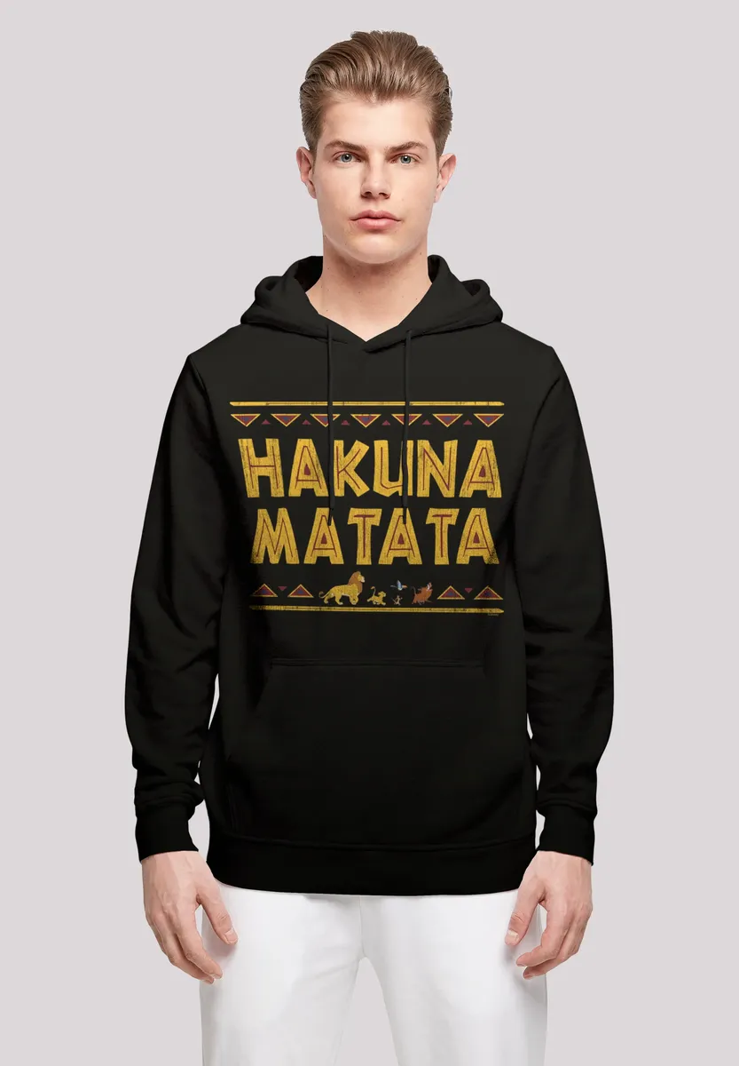 

Толстовка F4NT4STIC "Disney King Lion King Hakuna Matata", принт, черный