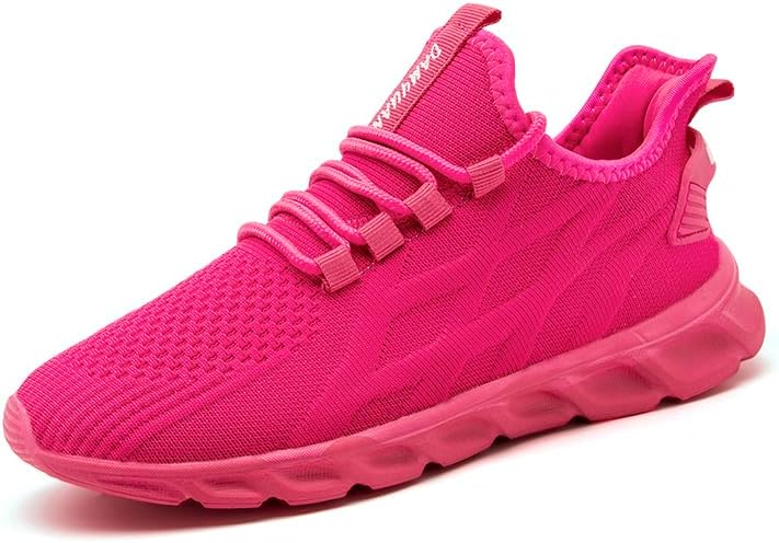 

Женские и мужские кроссовки для ходьбы и тенниса, без шнурков, для бега, с противоскользящей подошвой, повседневные, для тренировок, спортивные, для фитнеса, модные, легкие, удобные и дышащие Gdebyz, красный