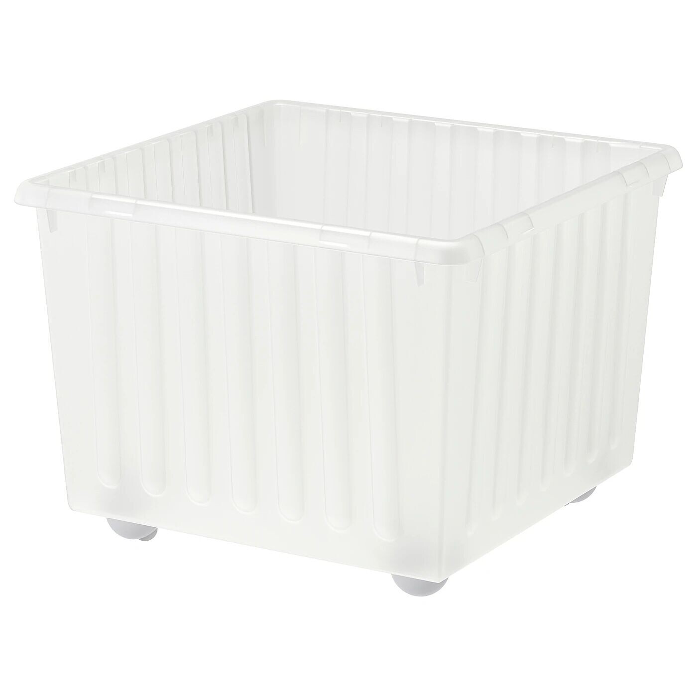 

Ящик на колесах, белый, 39х39 см, VESSLA IKEA