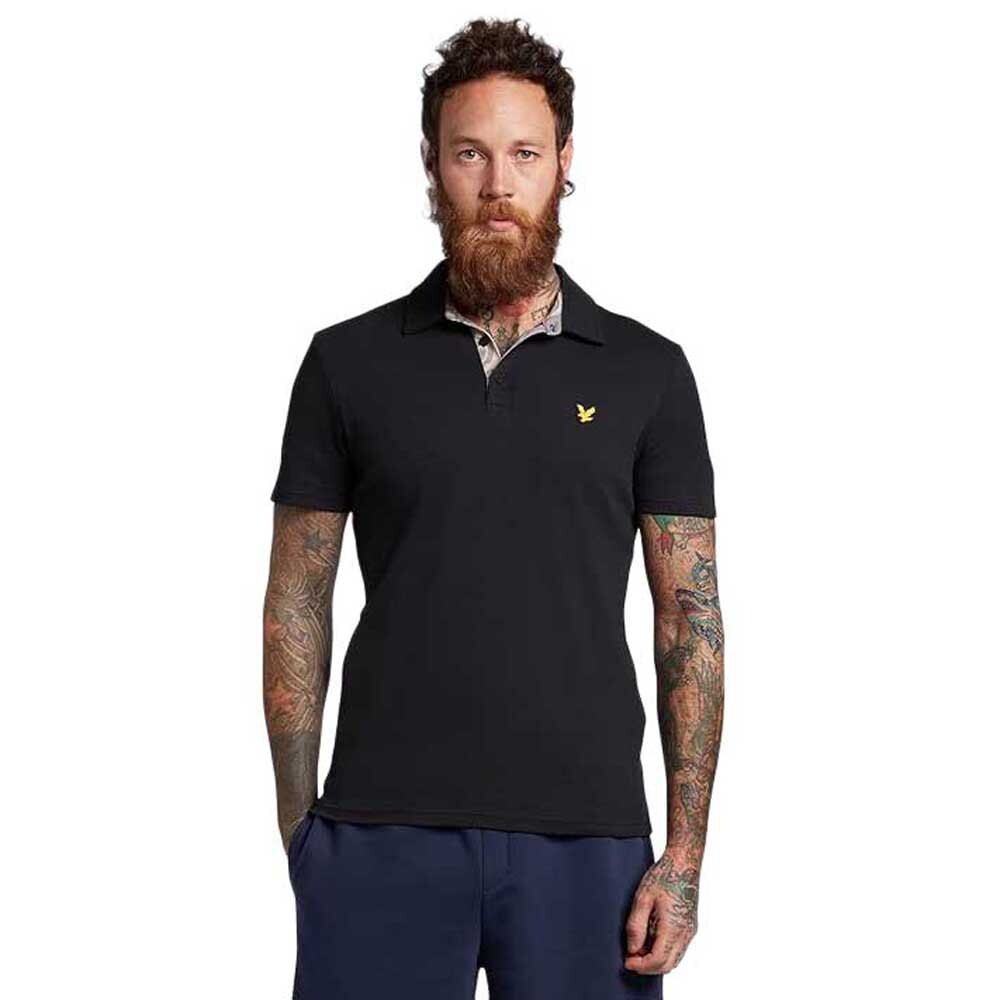 

Поло Lyle & Scott Contour Placket, черный