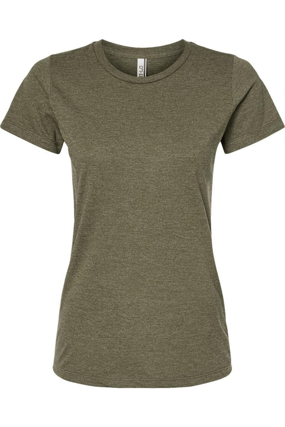 

Женская футболка Tultex из смеси хлопка премиум-класса, цвет olive heather