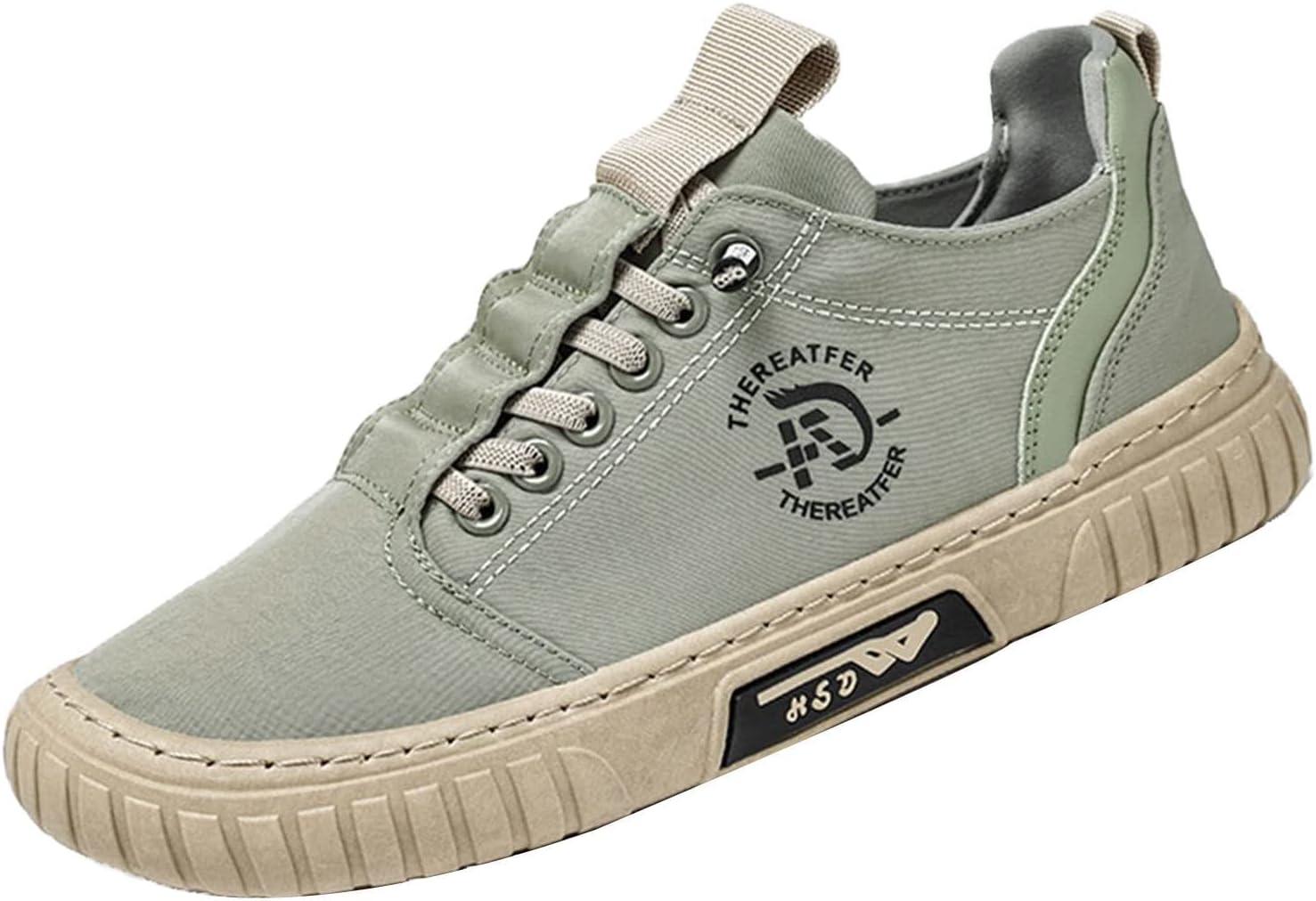 

Мужские кроссовки AngryMonkey низкие Hopomart, спортивные, легкие, дышащие, с противоскользящей подошвой для путешествий и бега, зеленый