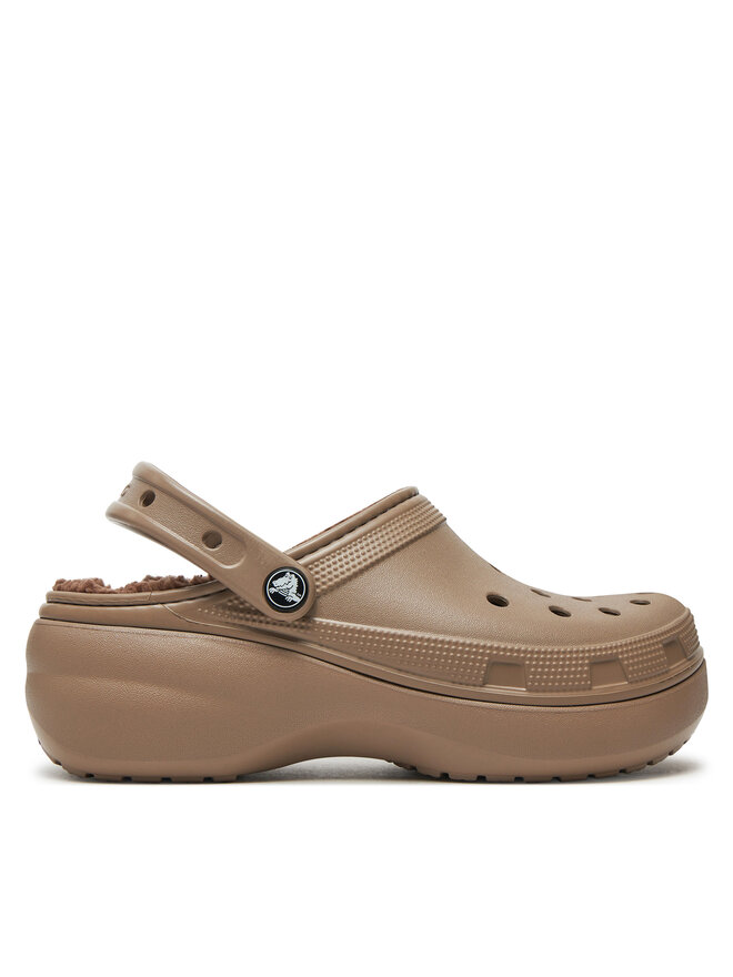 Мюли Classic Platform Lined Clog W 207938 Crocs, коричневый