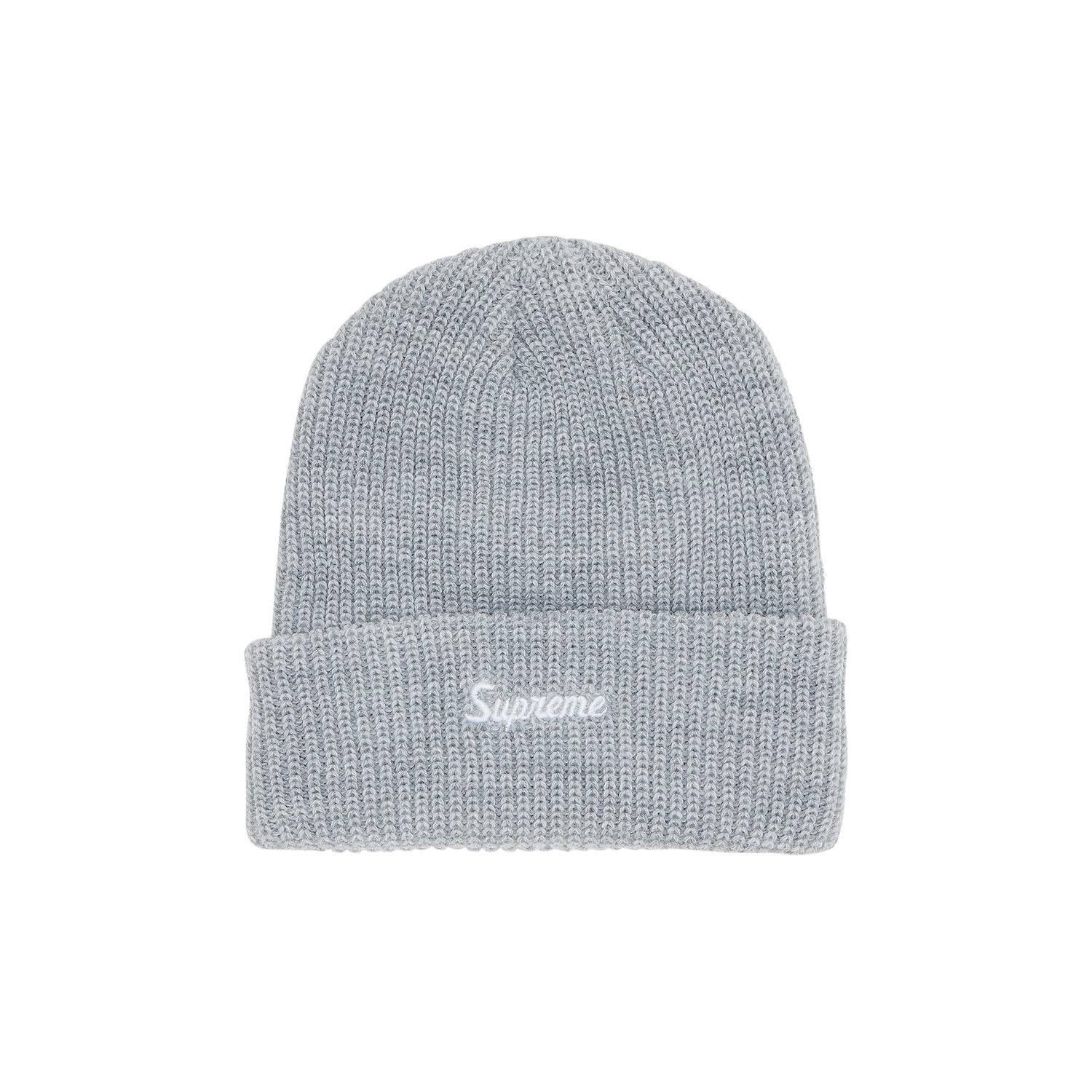 

Шапка-бини Supreme свободного кроя, Heather Grey