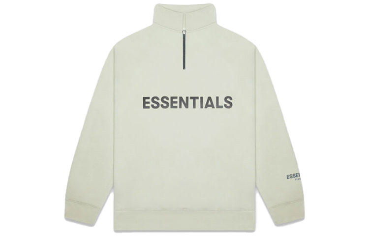 Свитшот Unisex серо-зеленый Fear Of God Essentials — фото 2