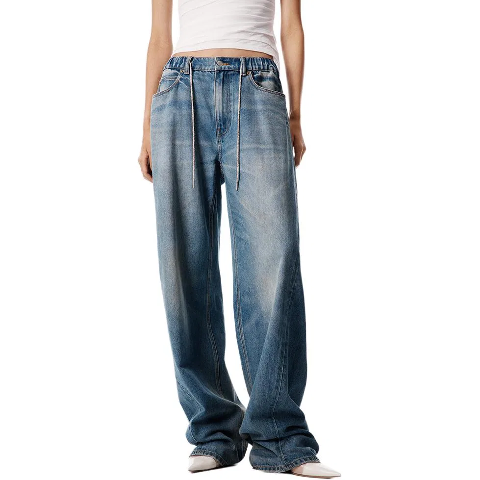 Джинсы женские SS26 Alexander Wang, Light Indigo — фото 4