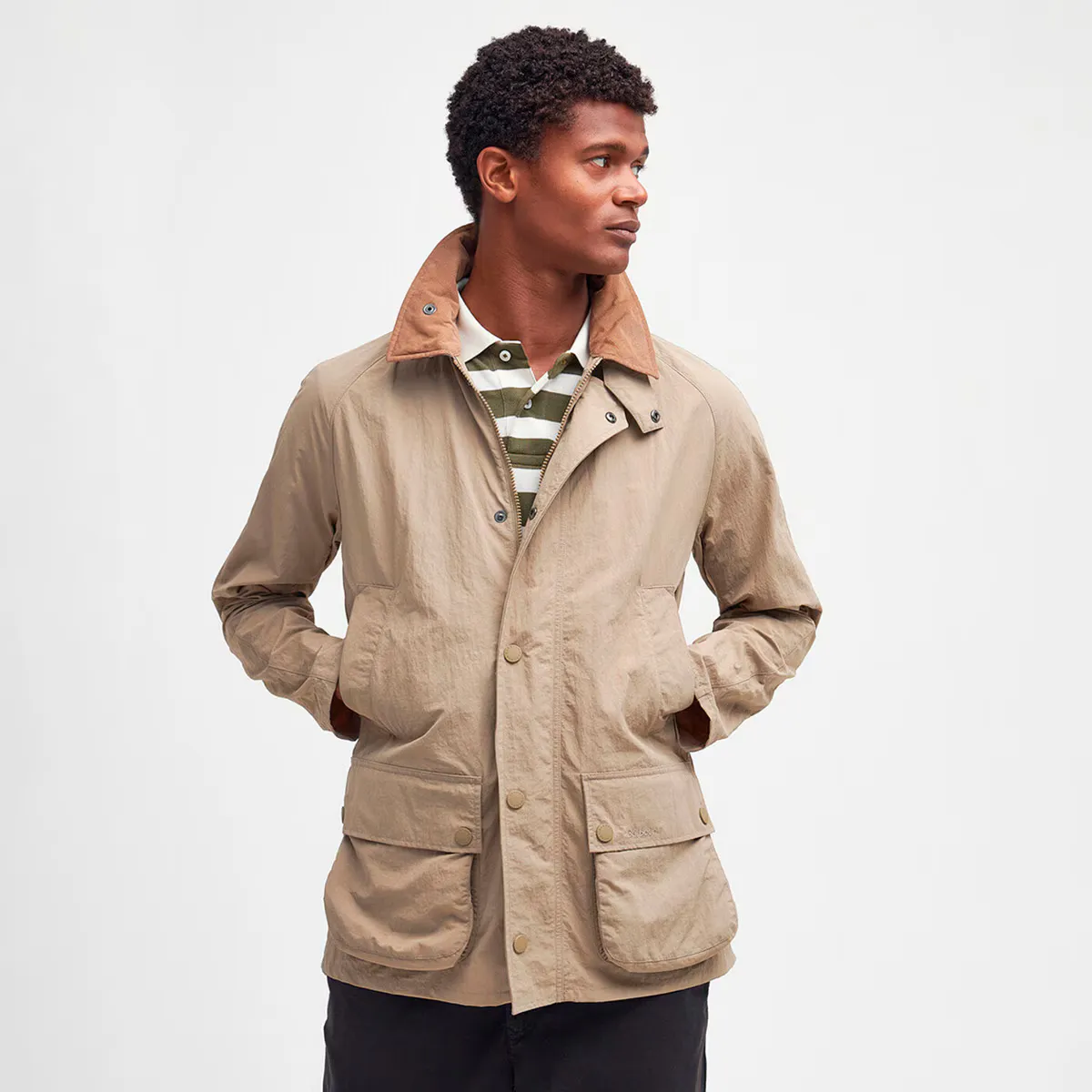 

Мужская куртка Barbour Ashby, бежевый
