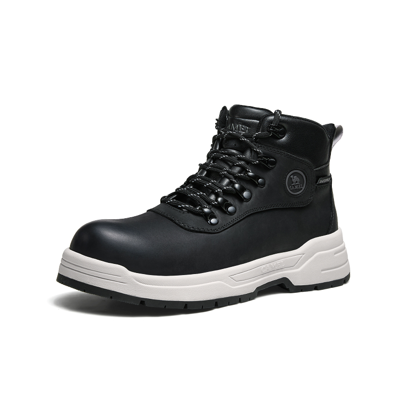 

Абразивостойкие нескользящие уличные ботинки 4см мужские CAMEL, черный