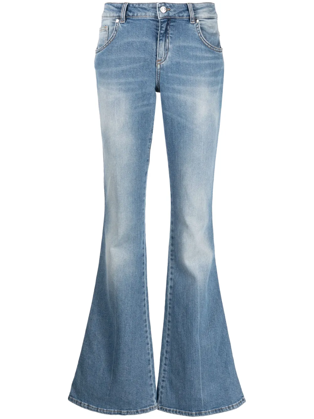 

Джинсы bootcut с заниженной талией BLUMARINE, синий