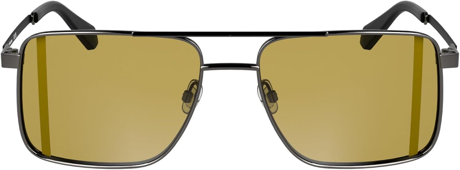 

Мужские солнцезащитные очки-пилоты Calvin Klein Jeans Ckj25201s, Dark Ruthenium