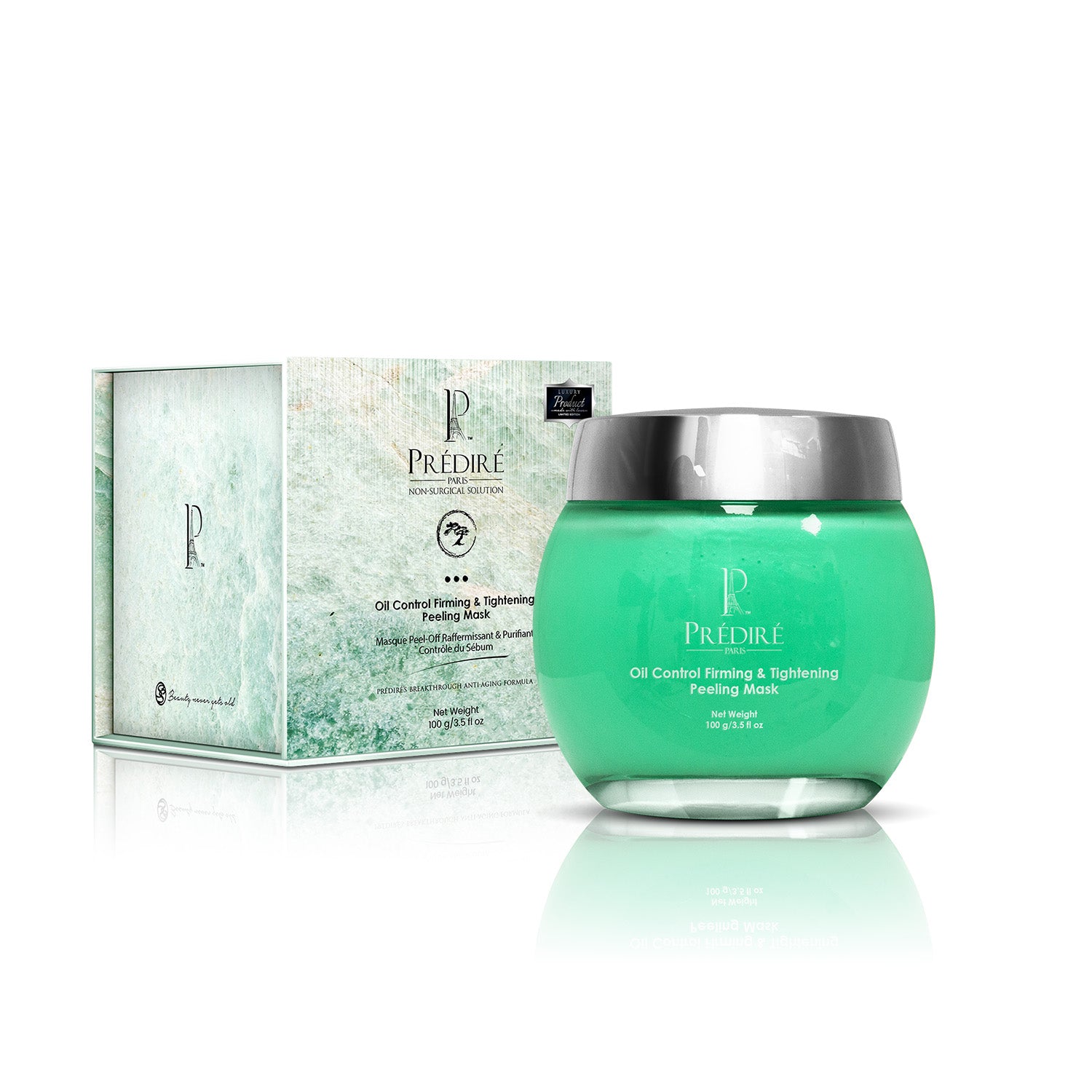 

Маска-пилинг для контроля жирности кожи, укрепления и подтяжки Predire Paris, 3,5 унции