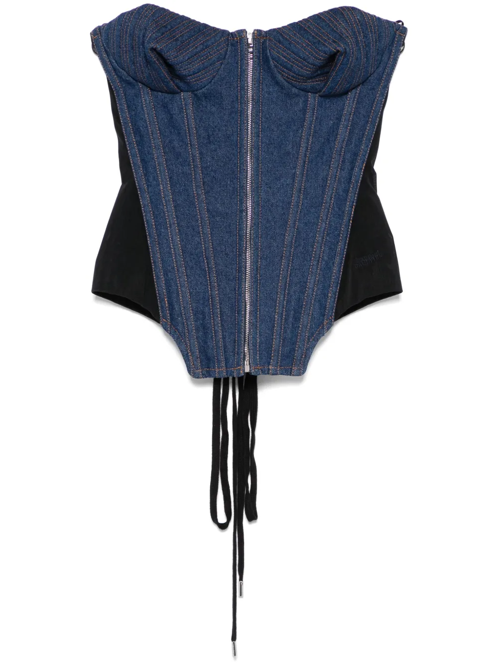 

Джинсовый корсет Jean Paul Gaultier, синий