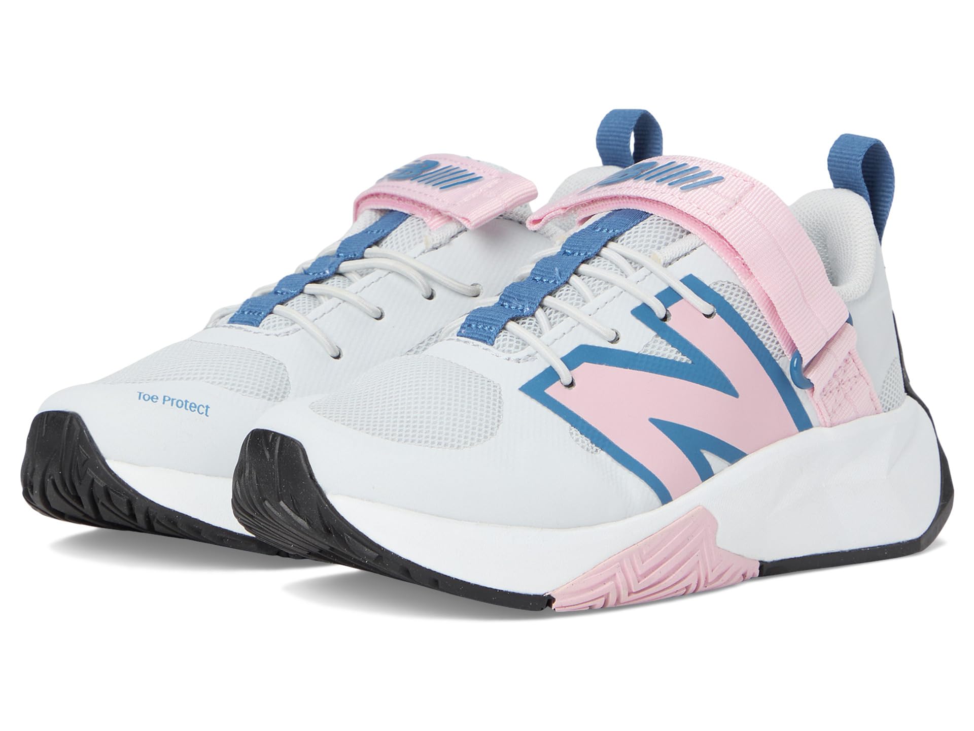 Туфли New Balance Kids Fuelcell Play v1 Hook-and-Loop, цвет Quartz Grey/Rose Sugar/Sea Stone