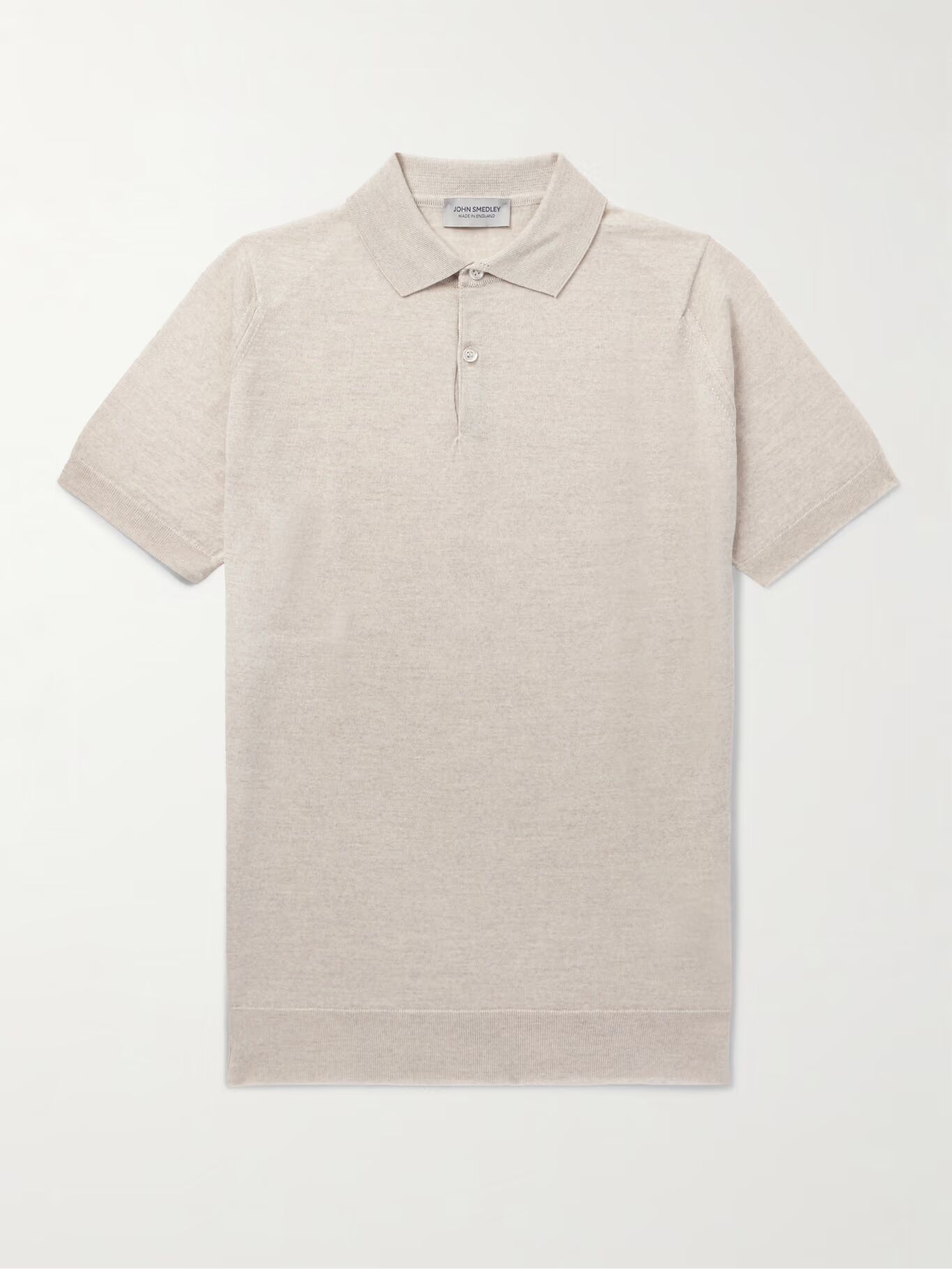 

Рубашка поло Payton Slim-Fit из шерсти JOHN SMEDLEY, нейтральный