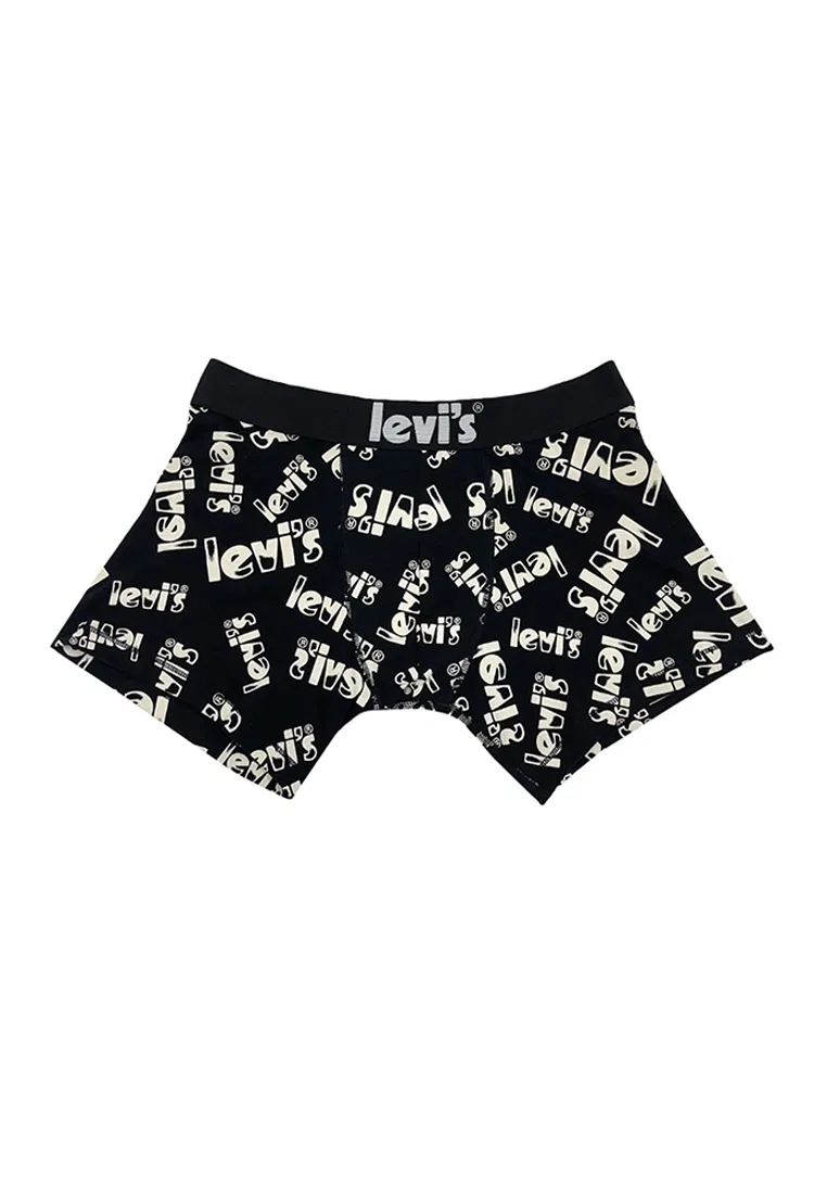 Трусы боксеры, логотип, Levi's, мультиколор