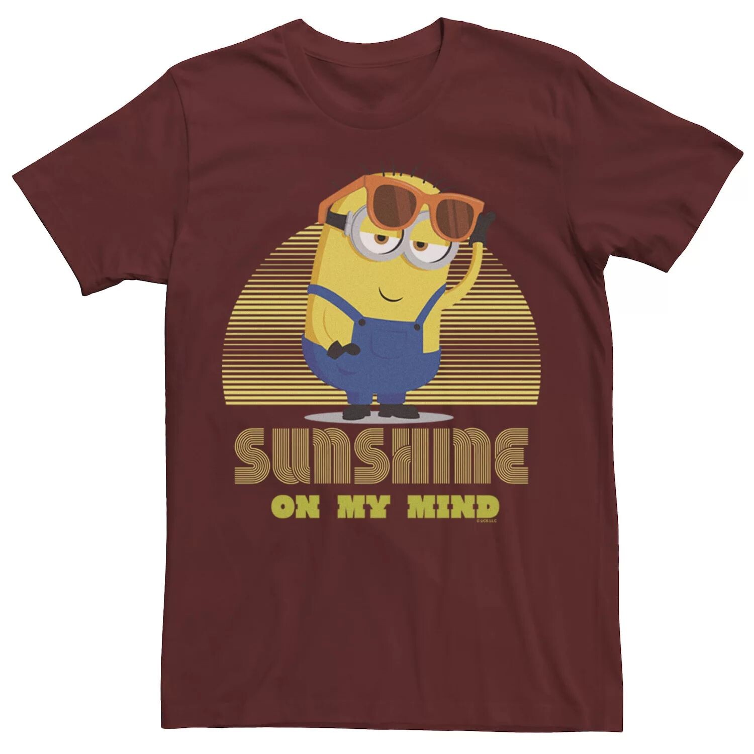 

Мужская футболка с портретом Minions 2 Sunshine On My Mind Licensed Character