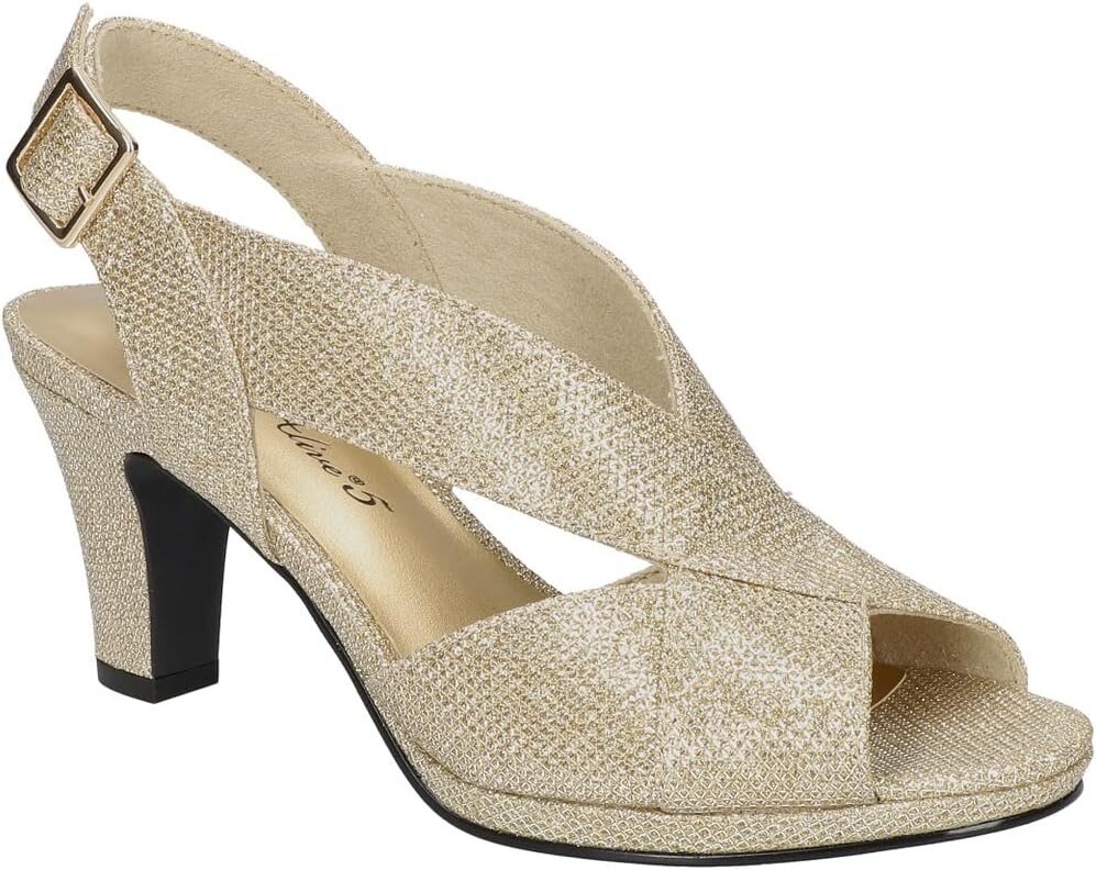 Туфли Easy Street Christy, цвет Gold Glitter
