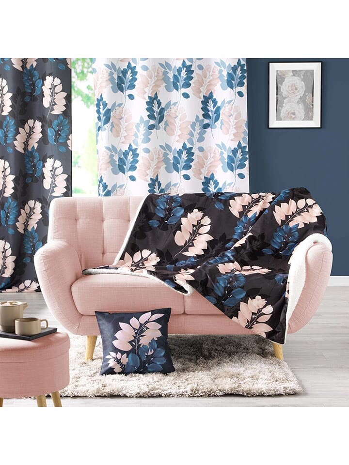 

Чехол на подушку Douceur d'intérieur, цвет dunkelblau/rosa