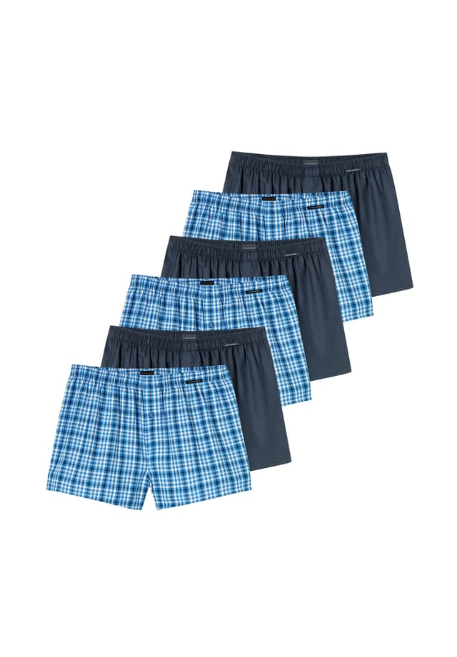 

Боксеры шорты 6-pack web Schiesser, голубой