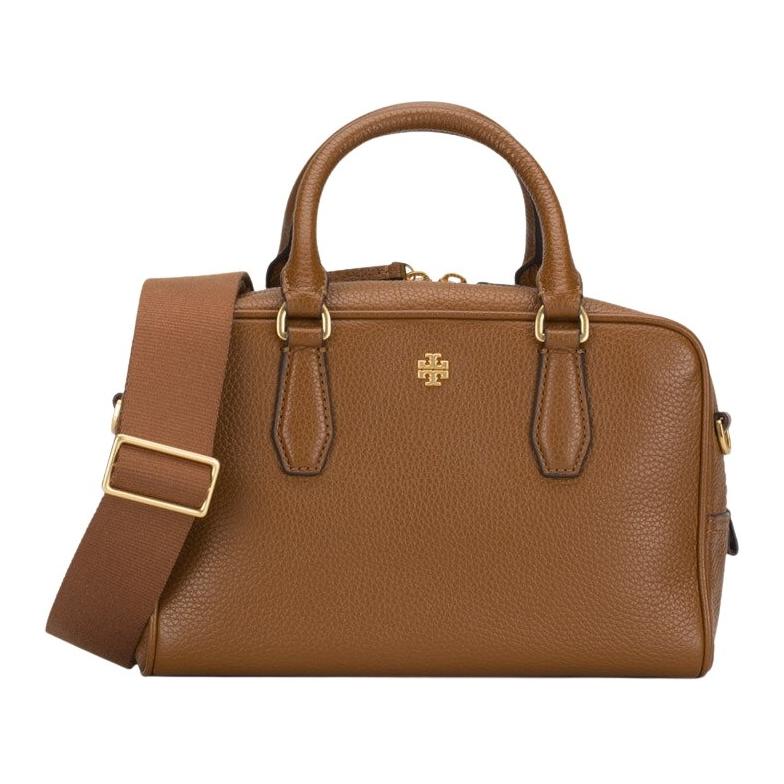 

TORY BURCH Кожаная наплечная сумка Блейк через плечо клатч женская коричневая