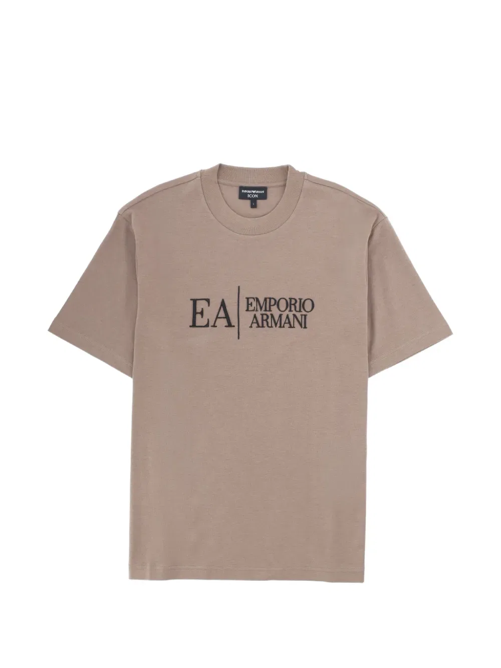 Футболка с круглым вырезом Emporio Armani, нейтральный