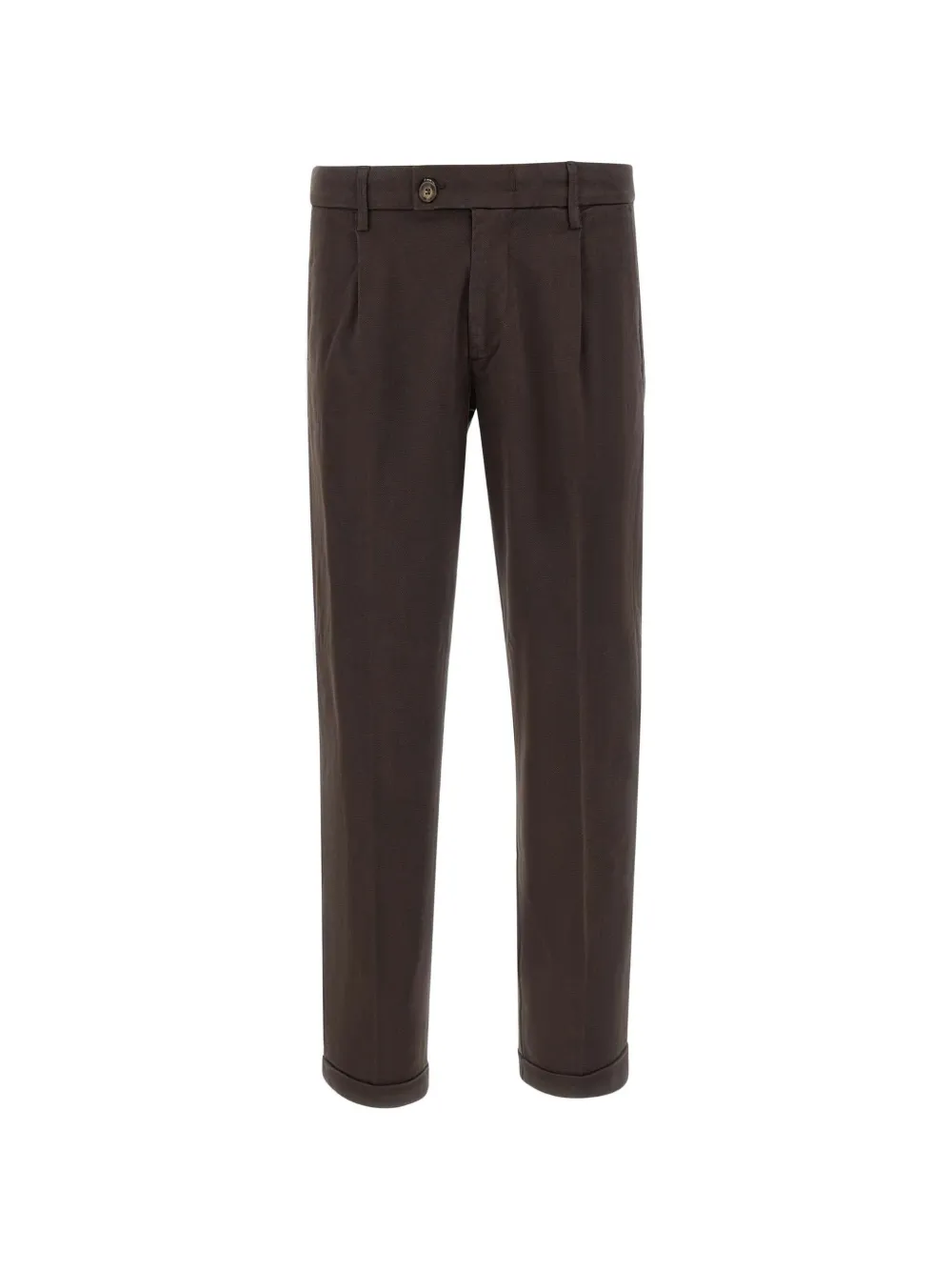 

Чиносы Mucha со складками и подогнутым краем Re-Hash, коричневый