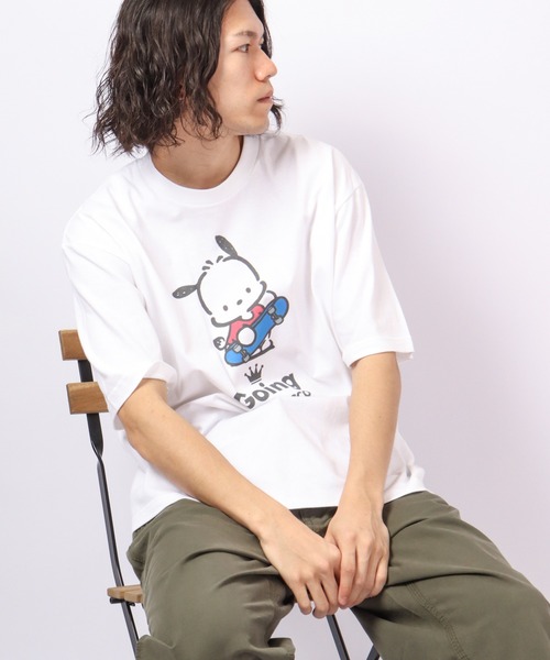 

Футболка оверсайз с коротким рукавом Sanrio, белый