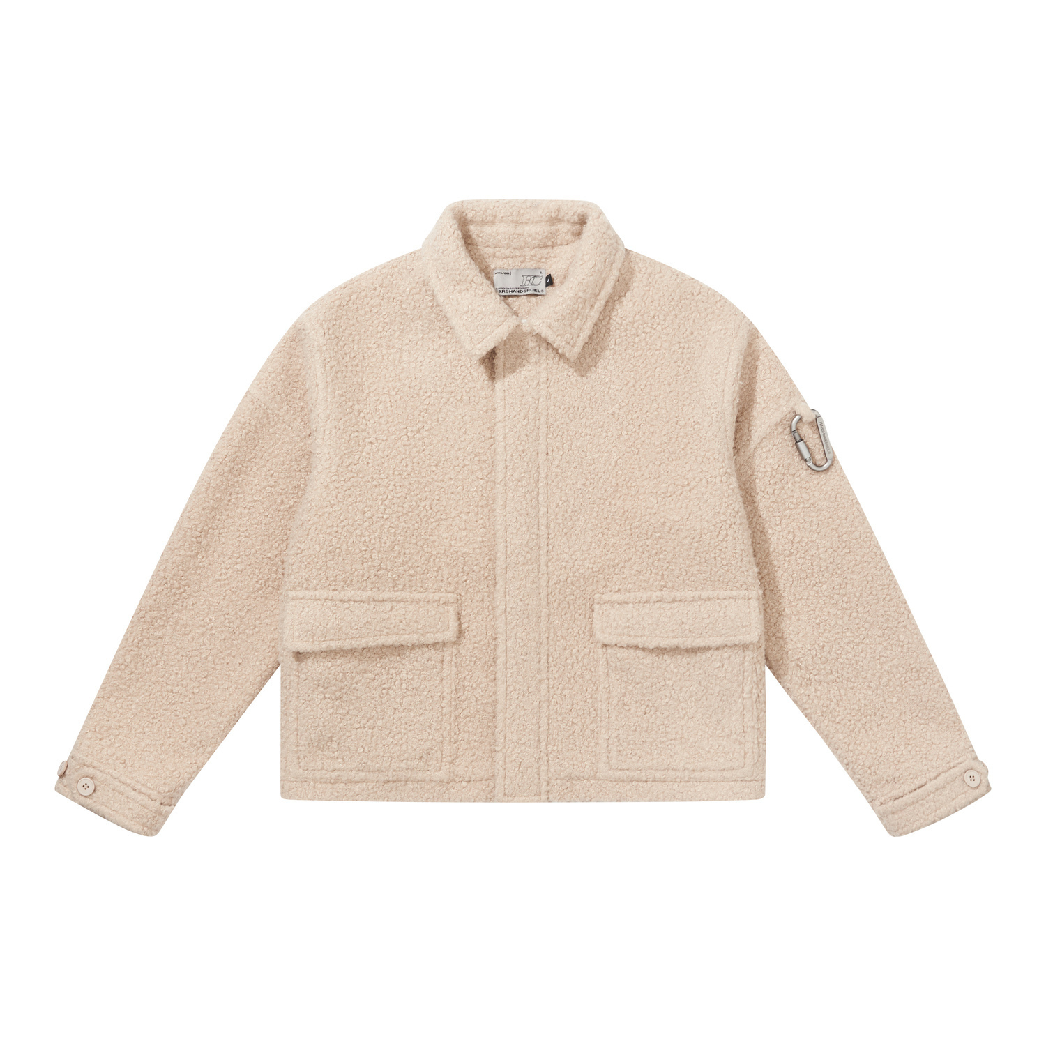 

HARSH AND CRUEL Женская куртка абрикосовая, Apricot