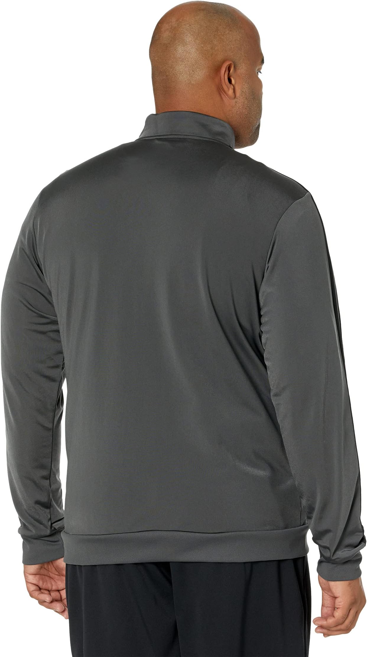 Куртка adidas Essentials 3-Stripes Tricot Track Jacket, цвет Dark Grey/Solid Grey/Black — фото 2