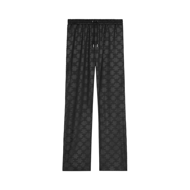 

Брюки CELINE Triomphe Jersey Tracksuit Pants 'Black', черный
