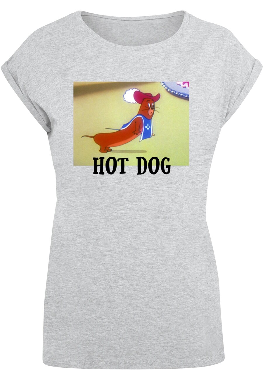 

Рубашка ABSOLUTE CULT Tom And Jerry - Hot Dog, светло-серый