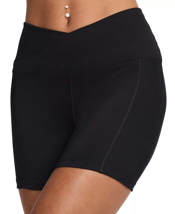 

Женские байкерские шорты One High Crisscross Wrap-Wait Nike, черный