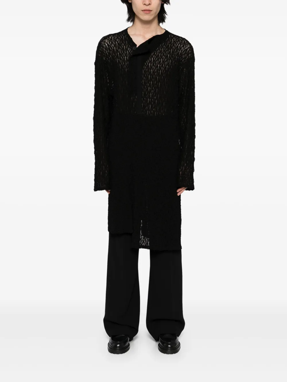 Рубашка с длинными рукавами Yohji Yamamoto, черный — фото 2