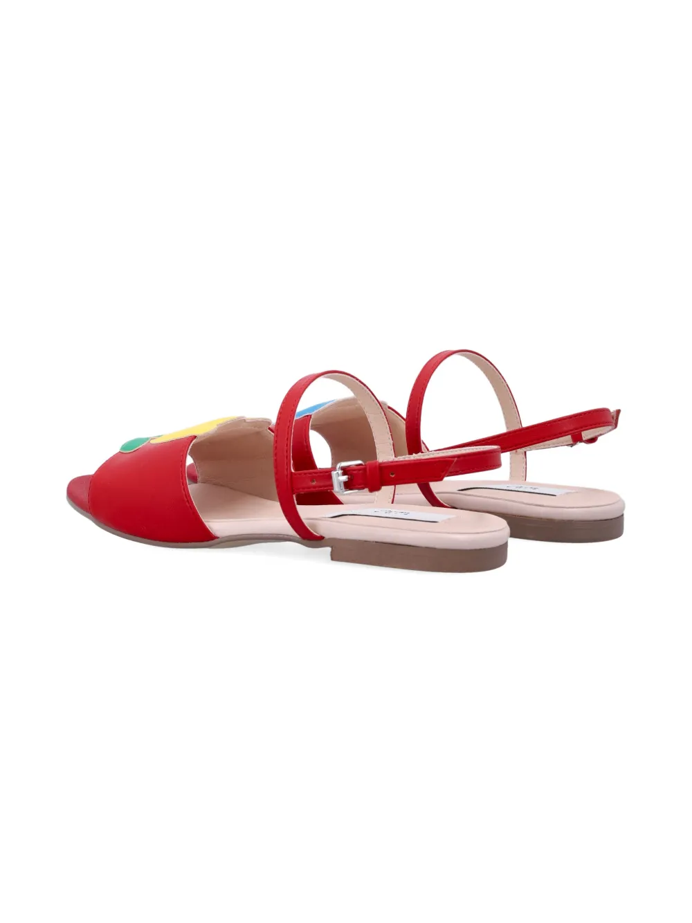 Босоножки tulip с открытым мысом Stella McCartney Kids, красный — фото 3