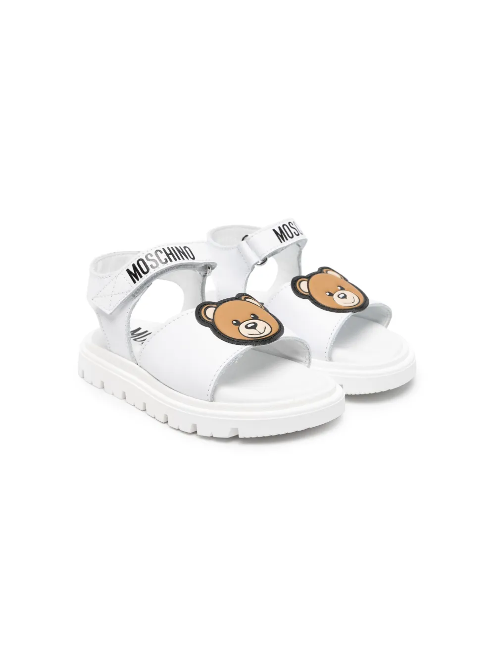 

Сандалии с аппликацией Teddy Bear Moschino Kids, белый