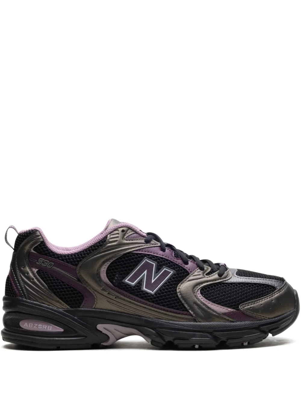 

Кроссовки 530 Black/Black Metallic/Plum Brown NEW BALANCE, черный