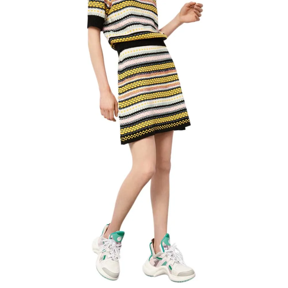 

Юбка Lily Golden Scallion Knitted skirt, разноцветный