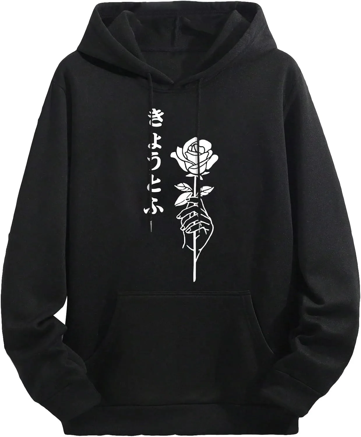 

Толстовка Floerns с принтом и карманами