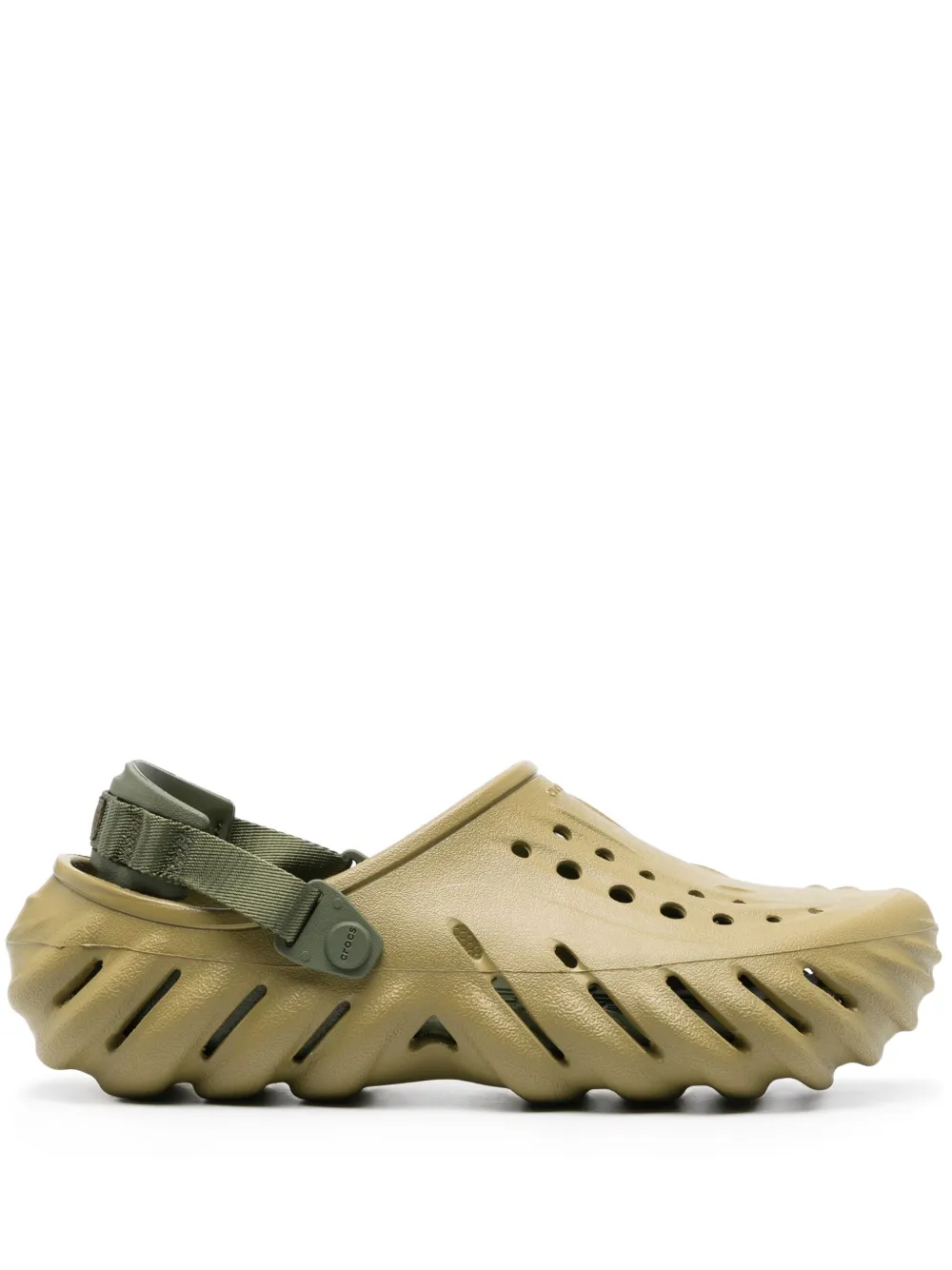 

Клоги Echo с перфорацией Crocs, зеленый