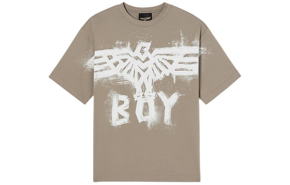 

Футболка унисекс коричневая Boy London, коричневый