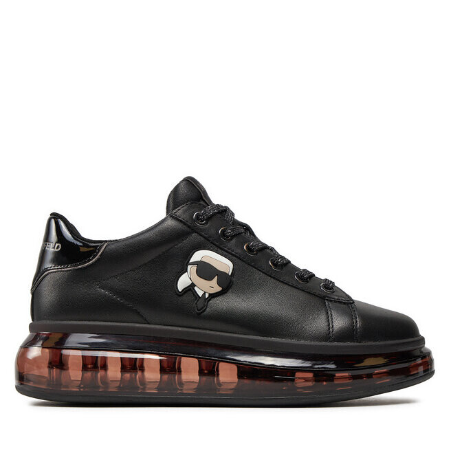 

Кроссовки KARL LAGERFELD KL62630N Black Lthr/Mono 00X, черный