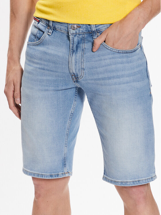 

Джинсовые шорты свободного кроя Tommy Jeans, синий