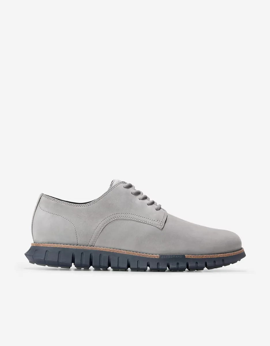 

Мужские туфли на шнуровке из нубука Cole Haan, серый