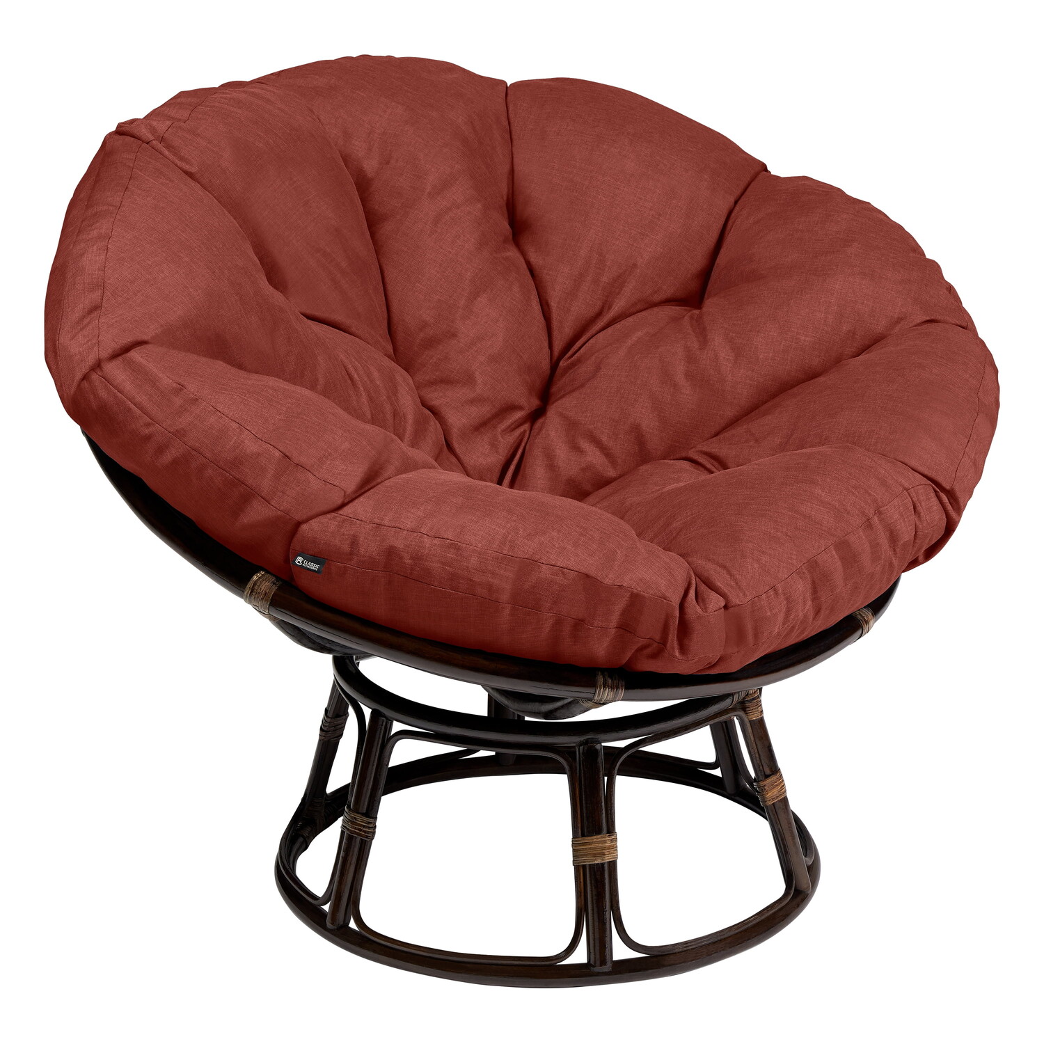 

Подушка большая круглая Montlake Papasan 50 дюймов, бордовый