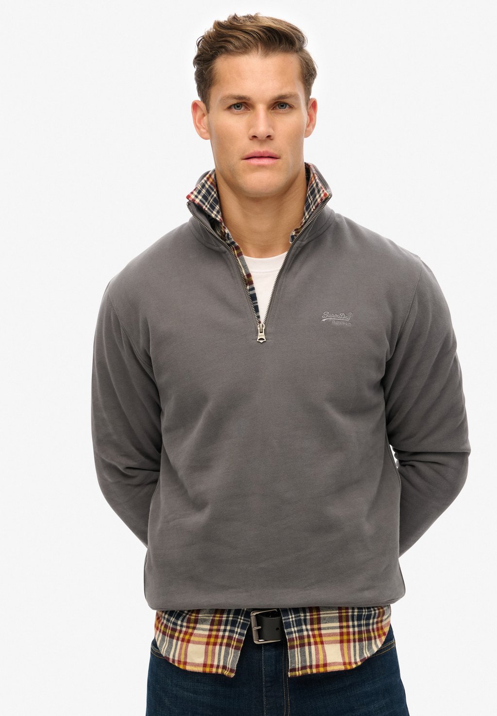 

Толстовка ESSENTIAL LOGO Superdry, серый
